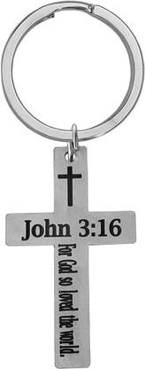 M Men Style For God So Loved The World ( John 3.16) Keychain LSK220163 Key Chain