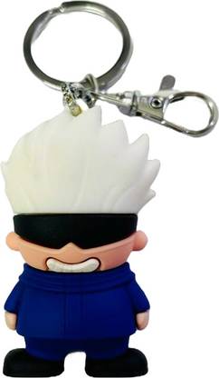 GKM Gojo high quality 3D anime character keychain wwith hook for men & woman Key Chain