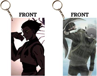 Hariyaali Enterprises LLP HISOKA CARD SHOW OFF X KAKASHI BLOCKS BLADE Unique Style 2 pcs Combo Key Chain