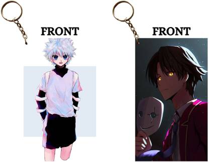 Hariyaali Enterprises LLP KILLUA BLACK EYES X AYANOKOJI MORE SCARY Unique Style 2 pcs Combo Key Chain