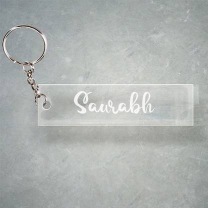 SY Gifts Saurabh T Name Keychain O1 317 Key Chain