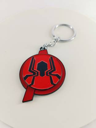 Darkleene collection Spinning Spider Emblem Metal Keychain Good For Gift stress-relief tool Key Chain