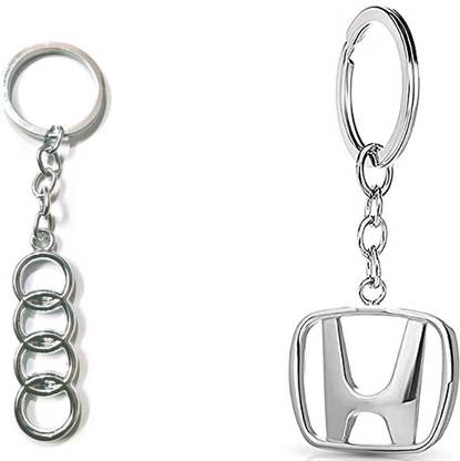 GSV Honda,AudiLogo silver metal Keychain best quality keychain Key Chain