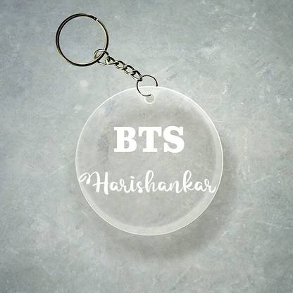 SY Gifts BTS Design With Harishankar Name Key Chain