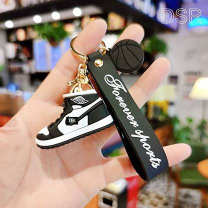 gtrp New Trending Nike Black keychains 3D Cute Sneakers/Shoe Design Keychain Key Chain