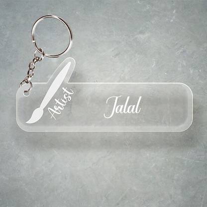 SY Gifts D2 Artist Keychain With Jalal Name Key Chain