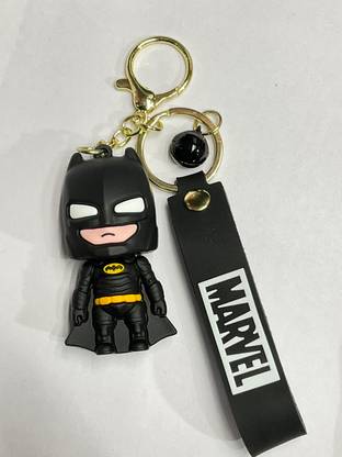 Skycart 3D Batman Silicone Keychains and Keyring Key Chain