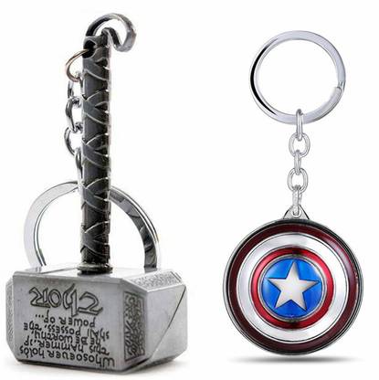 RAJ vengers Thor aptain America Key Chain