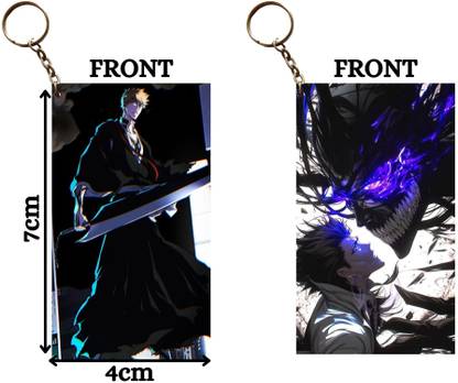 Hariyaali Enterprises LLP Bleach ICHIGO AND THE MONSTERS INCOMING Unique Style 2 pcs Combo Key Chain