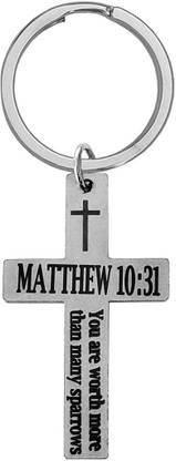 M Men Style You Are Worth More Than Many Sparrows (Matthew 10.31Keychain) Keychain LSK22025 Key Chain
