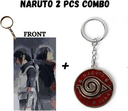 Hariyaali Enterprises LLP Naruto ITACHI AND SASUKE THE BROTHERS HATE AND LOVE Unique Style 2 pcs Combo Key Chain