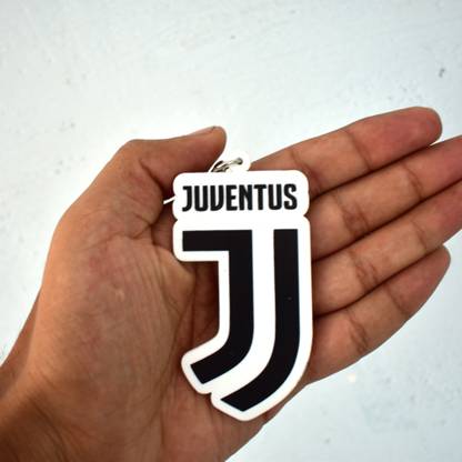amaira gifts Special Juventus Keychain with 3D Embossed Glossy Print | Juventus Keyring Key Chain