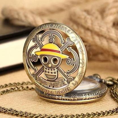 GKM One Piece Monkey D Luffy premium quality pocket watch keychain Key Chain