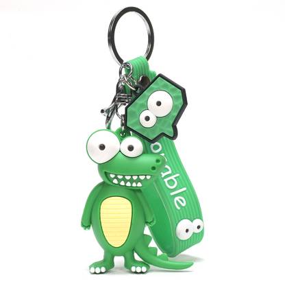 Daiyamondo Make a Snappy Statement with Our Cute Crocodile 3D Keychain Perfect for Bags Car Key Chain