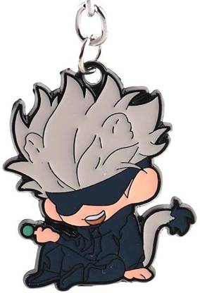 Funfob Gojo Jujutsu Kaisen Keychain Metal (Gojo Tail Metal Keychain) Key Chain