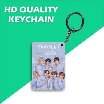 Shine Creation BTS ENHYPEN HD Printed Keychain Key Chain