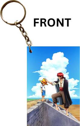 Hariyaali Enterprises LLP One Piece Shanks Giving Straw Hat To LUFFY Key Chain