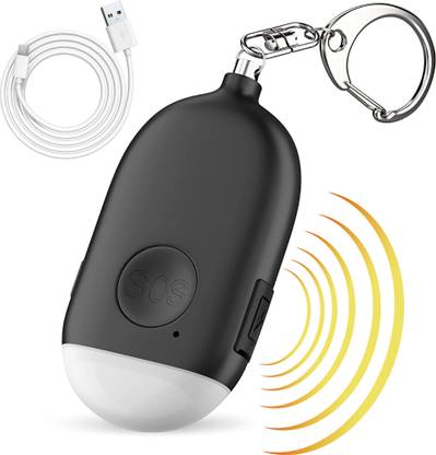 PALAY Safety Gadgets for Self Defence, Personal Alarm Keychain with LED Lights Key Chain