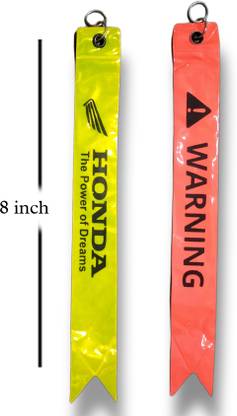 BIKERS PITSTOP Honda warning ribbon highlighter Key Chain