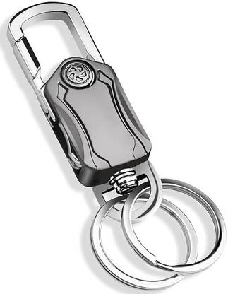 Vivesha Multifunction Keychain 5 IN 1 Heavy Duty Dual Ring Metal Keychains Key Chain
