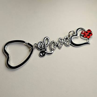 swagtreg Beautiful Love Keychain With Heart Shape Keyring, Perfect Gift Key Chain