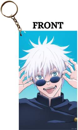 Hariyaali Enterprises LLP Jujutsu Kaisen GOJO FUNNY FACES Anime Key Chain
