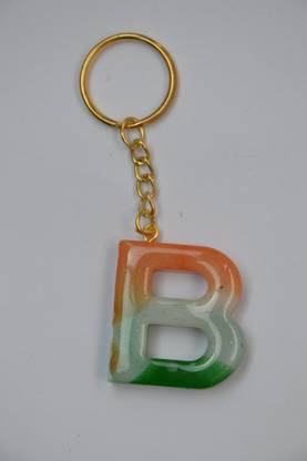 RAGHAV Enterprises Alphabet D keychain indian theme tiranga theme indian flag Key Chain