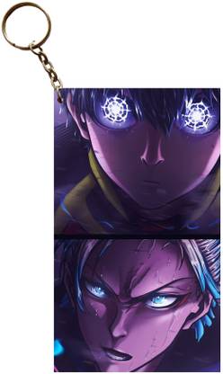 Hariyaali Enterprises LLP Blue Lock ISAGI X RIN MERGING POWERS Anime Key Chain
