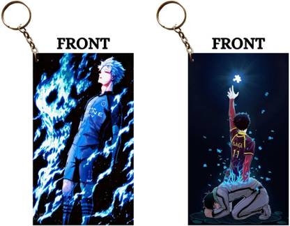 Hariyaali Enterprises LLP Blue Lock ISAGI AND NAGI PUZZLE Unique Style 2 pcs Combo Key Chain