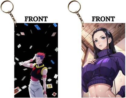 Hariyaali Enterprises LLP HISOKA CARDS FLY X NICO ROBIN GLARE Unique Style 2 pcs Combo Key Chain