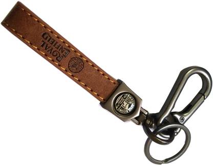 ROYAL ENFIELD keychains brown leather Key Chain