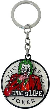 GiftyLuxe Joker 360° Rotating Keychain – LEGO Style Key Chain