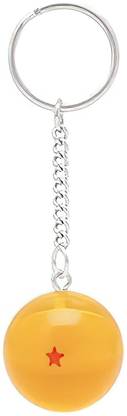 RV Mart 1 Pcs New Anime Dragon Z Ball 1 Star Goku Keychain Keyring Gift Key Chain Key Chain