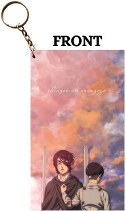 Hariyaali Enterprises LLP Attack on Titan SHINZO WO SASAGEYO! Key Chain