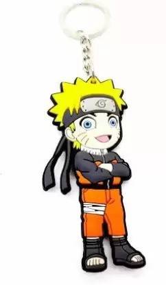 Jainsburys Naruto Folded Hands Anime Silicone Double sided Key Chain