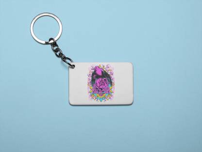 REVAMAN Pink eagle - Printed acrylic animated Keychain(Pack Of 2) Key Chain