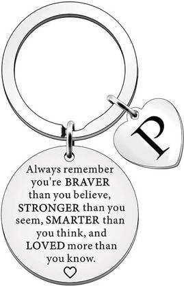 Artisans Crafted Daily Inspiration Keychain for Her Key Chain