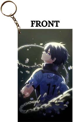 Hariyaali Enterprises LLP Blue Lock ISAGI CHAIN PULLER FOOTBALL Key Chain