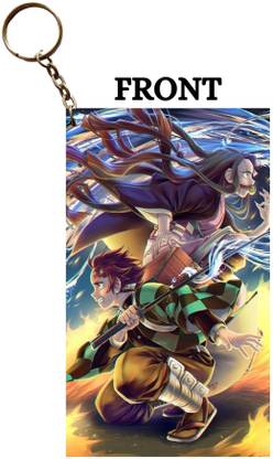 Hariyaali Enterprises LLP Demon Slayer TANJIRO AND NEZUKO DEATH OR ALIVE FIGHT Key Chain