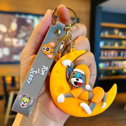 VAPRIF Keychain Yello Moon Tom Key Accessory for Girls and Boys Perfect Gift Idea Key Chain