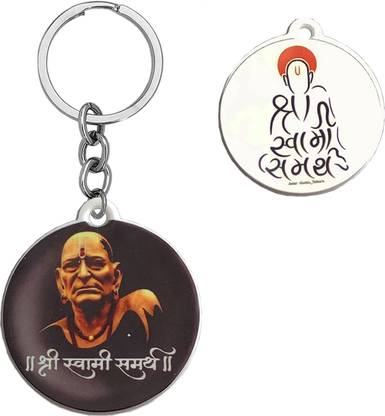 M Men Style Religious Shree Swami Samarth Polymer Keychain SKeyP96 Key Chain