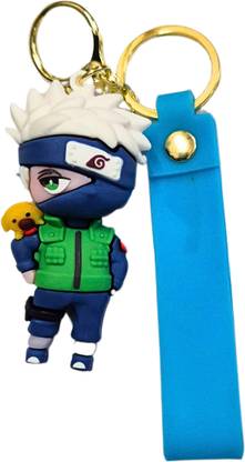 Funfob Anime Keychain with Hook & Straps Key Chains (kakashi strap) Key Chain