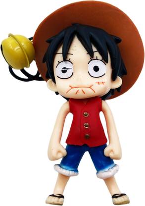 Buko One Piece Lifestyle Anime Keychain Action Figure(MONKEY D LUFFY GRUMPY ) Key Chain