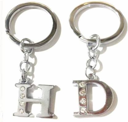 Newview Stylish Letter H D Simple Alphabet Key Ring keychain Key Chain