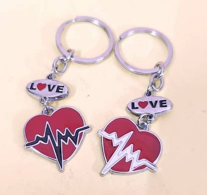 Tera13 Love Forever Keychain for Wife Husband , Keyring Girlfriend Key Chain