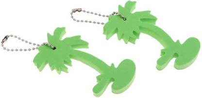 Lyla 2 Pieces Green EVA Foam Floating Keychain Keyring Yachting Kayaking Boating Beac Key Chain