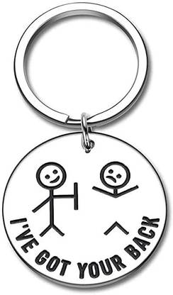 Dattatreya Collection Best Friend Keychain for Friends BFF Besties Companion I Got Your Back Stick Key Chain