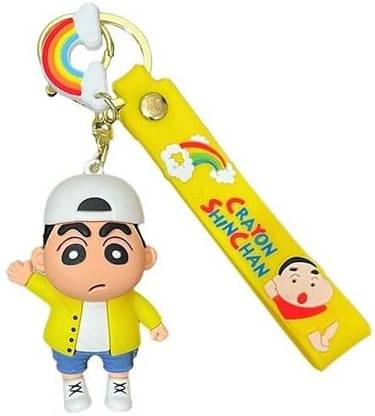 Funfob Shinchan Keychain (Random 1PC Only) For Shinchan Fans Car(Shinchan Rainbow) Key Chain