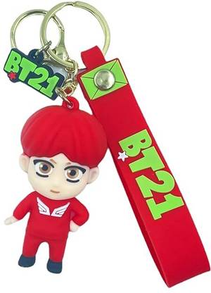 GKM BTS famous J-Hope 3D pvc keychain for boys & girls Key Chain