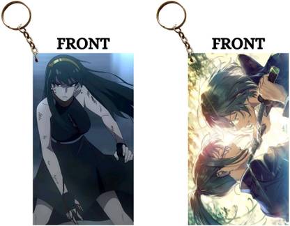 Hariyaali Enterprises LLP YOR FIGHTING START X MAKI AND MEI ZENIN Unique Style 2 pcs Combo Key Chain